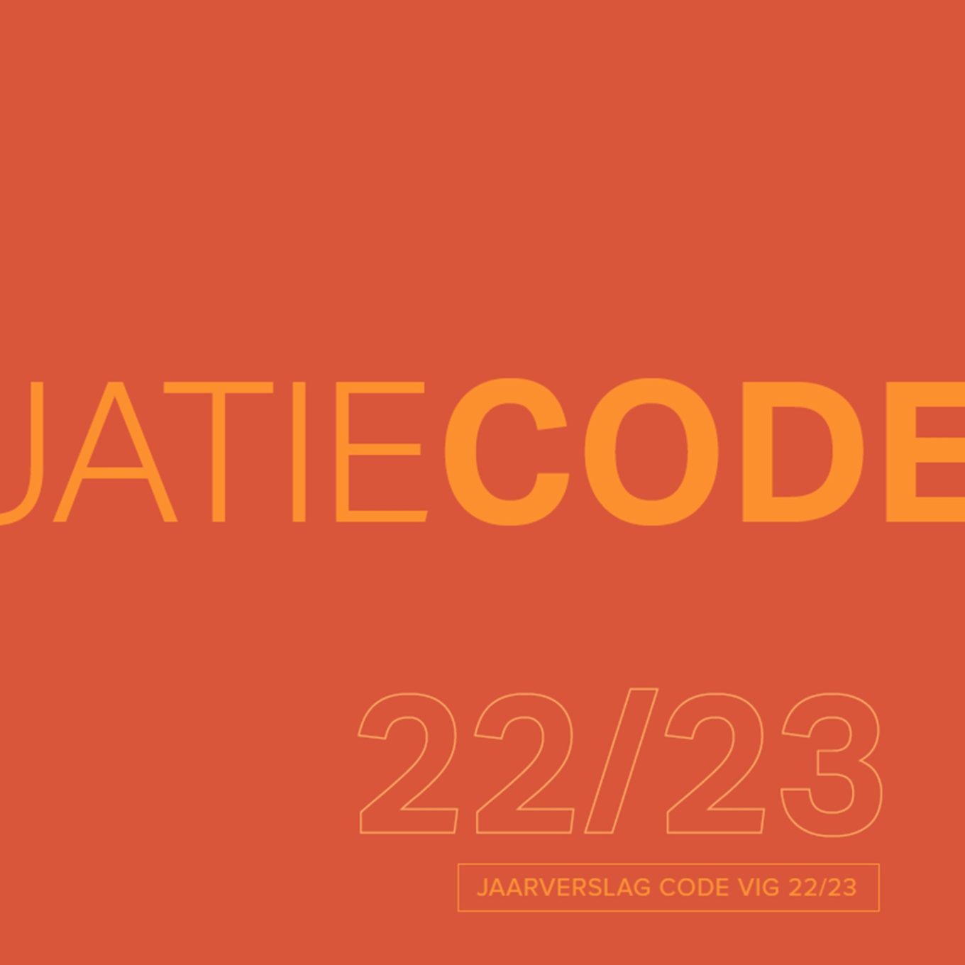 Jaarrapportage Code 2022-2023