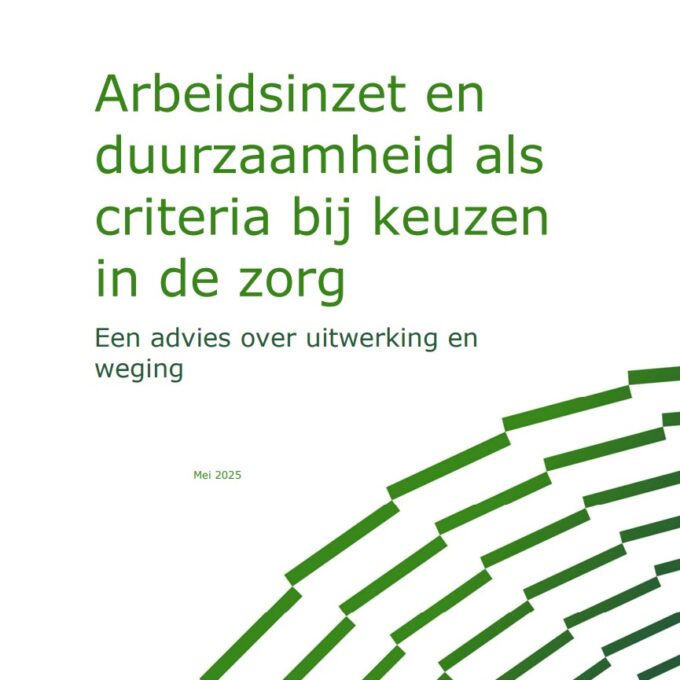Voorblad van het advies van het Zorginstituut Nederland