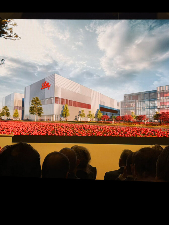 Aankondiging nieuwe fabriek Lilly