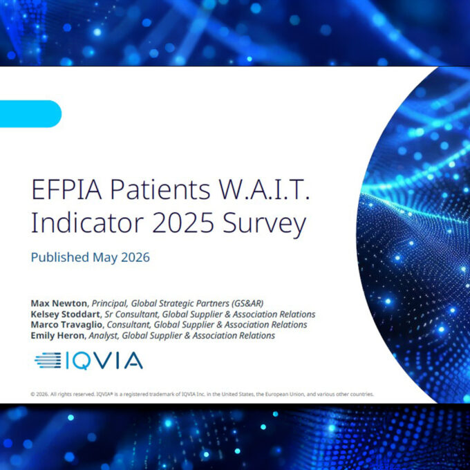 EFPIA Patients W.A.I.T. indicator 2025 survey