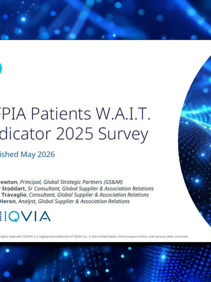 EFPIA Patients W.A.I.T. indicator 2025 survey
